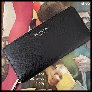 🆕 {Kate Spade} Slim Continental Leather Wallet